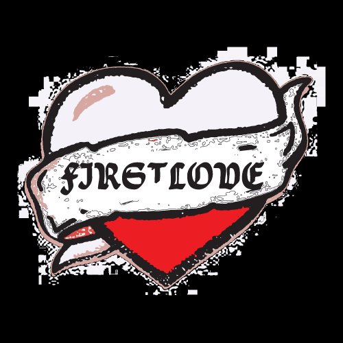 FirstLove$22Retro tattoo style heart